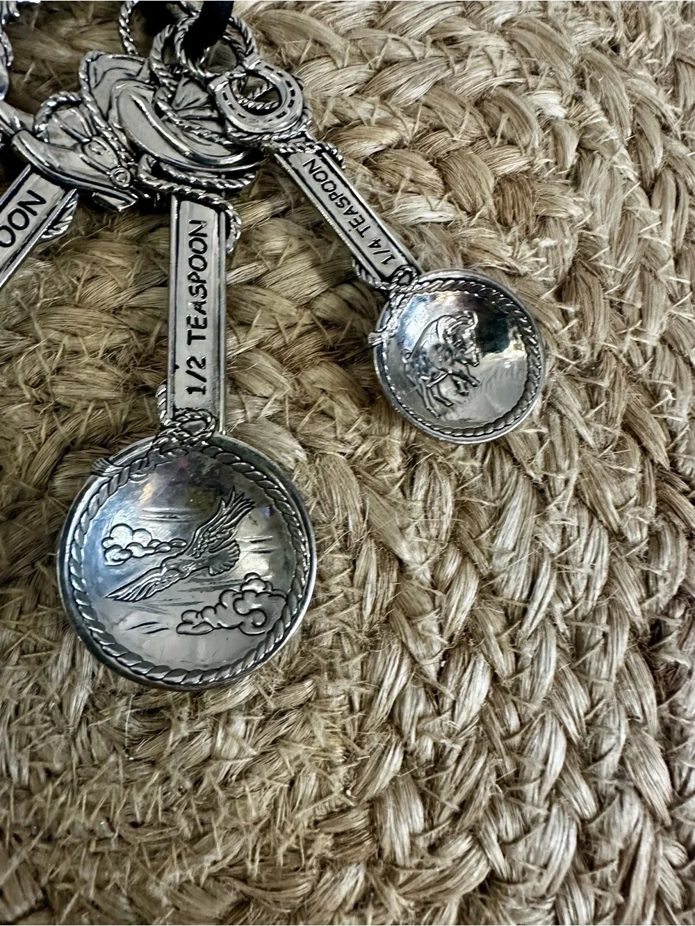 Western Cowboy Horses Decorative Measuring Spoons